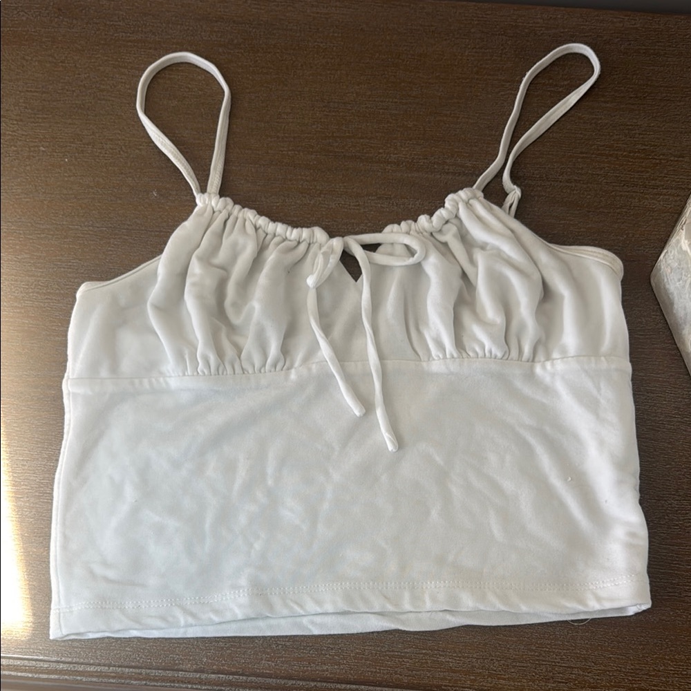Aritzia Wilfred white cami tank